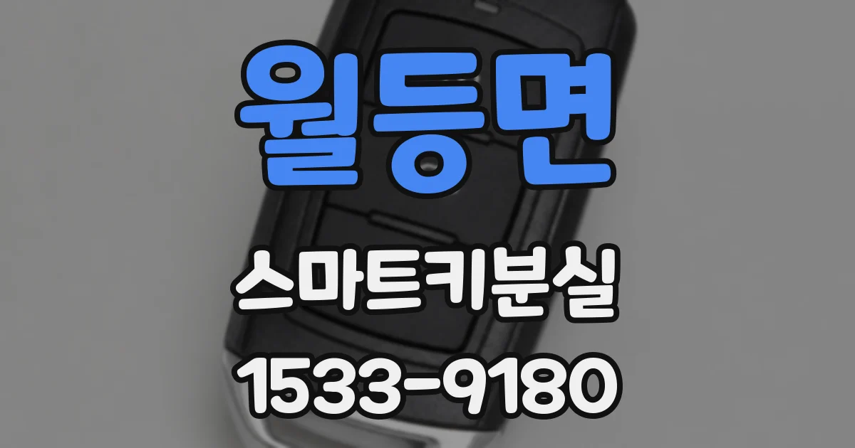 월등면 스마트키분실