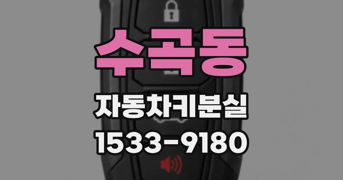 수곡동 자동차키분실