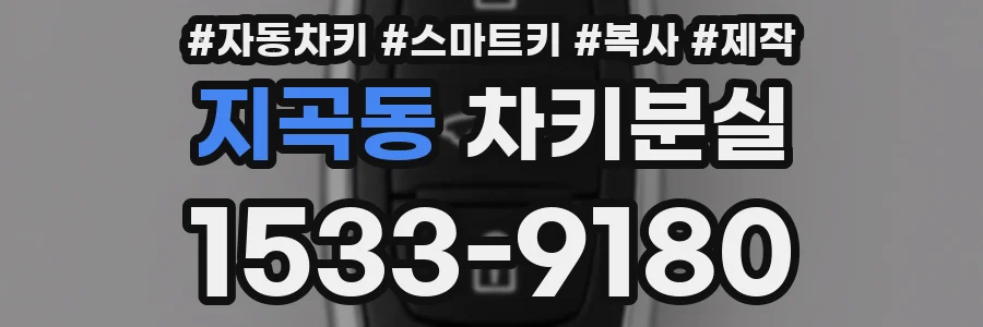 지곡동 차키분실