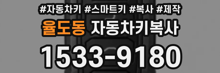 율도동 자동차키복사