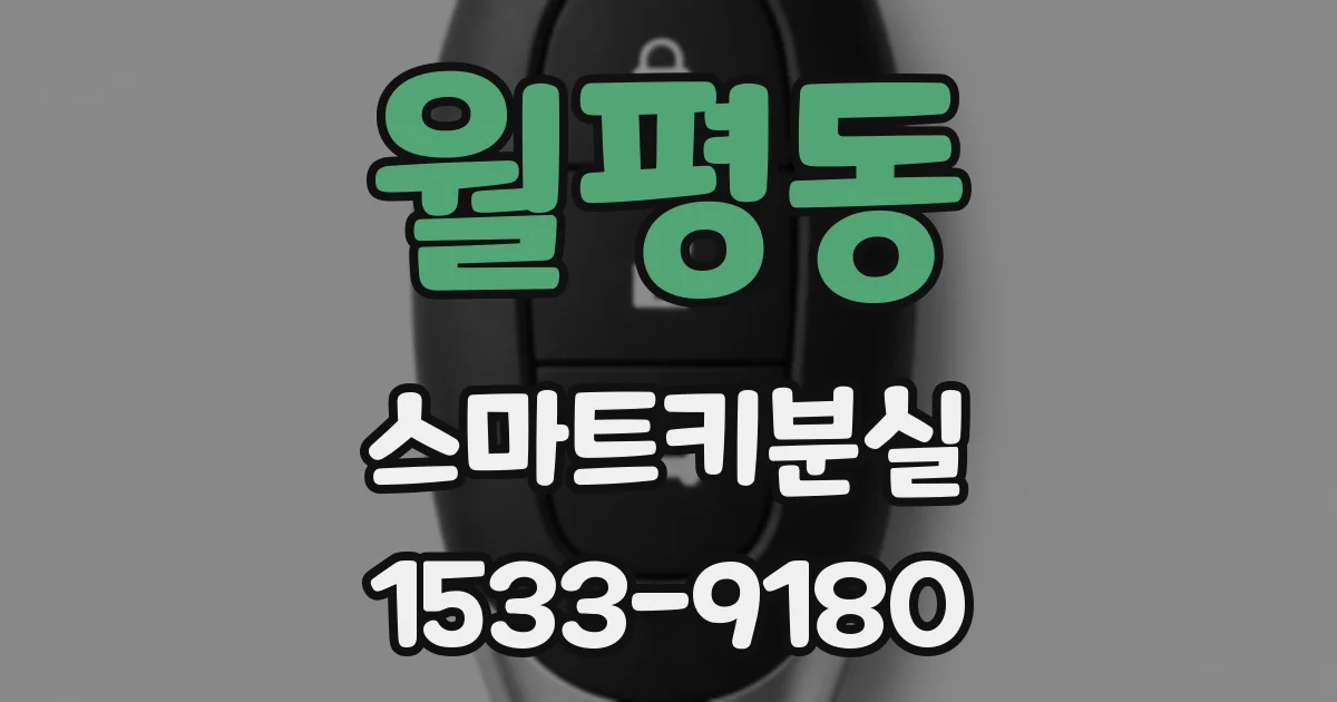 월평동 스마트키분실