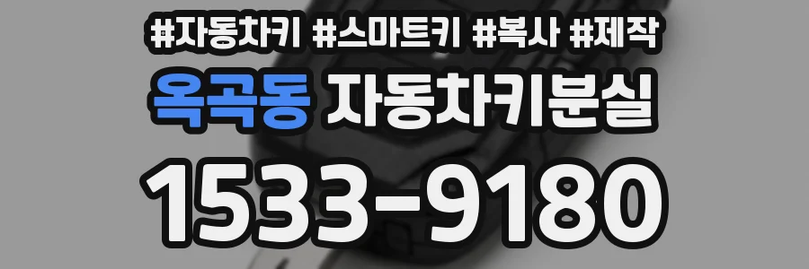 옥곡동 자동차키분실