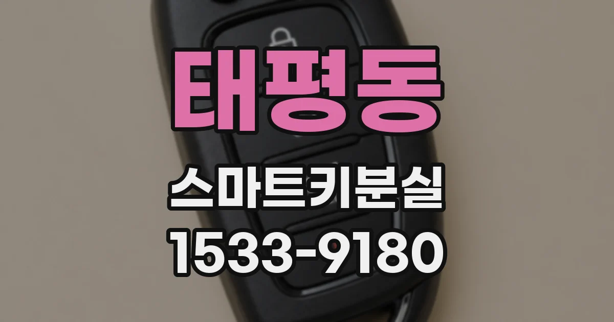 태평동 스마트키분실