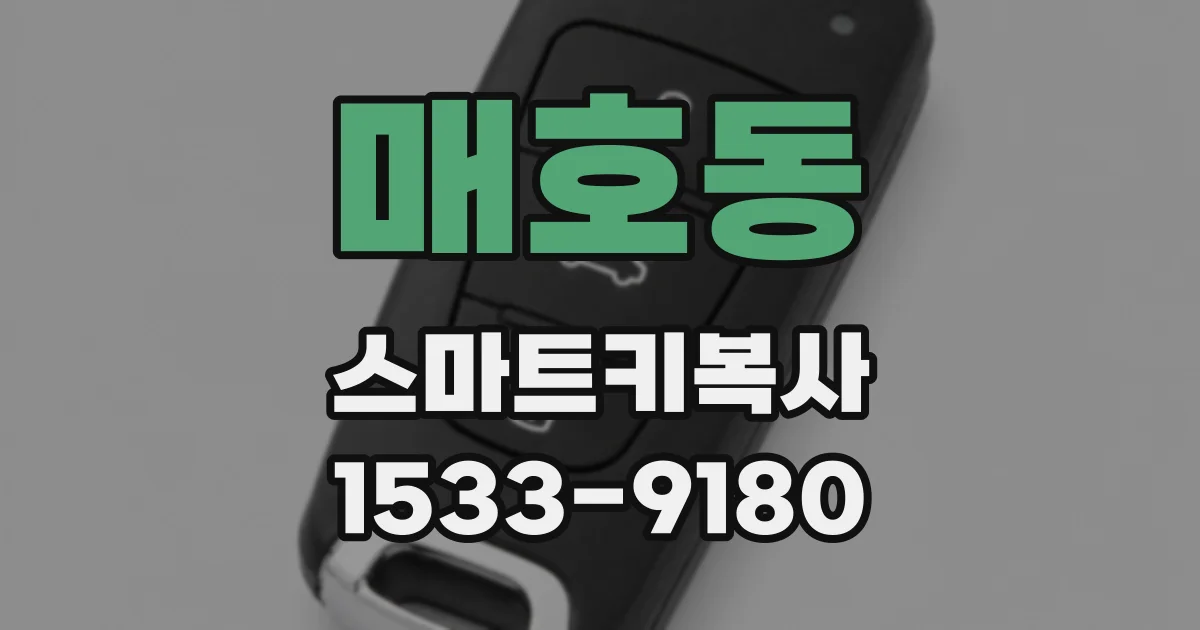 매호동 스마트키복사