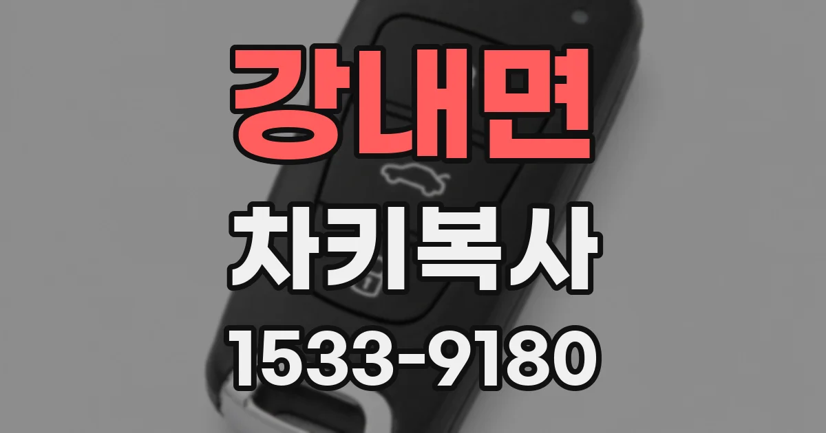 강내면 차키복사