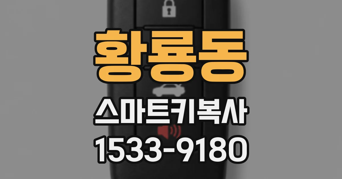 황룡동 스마트키복사