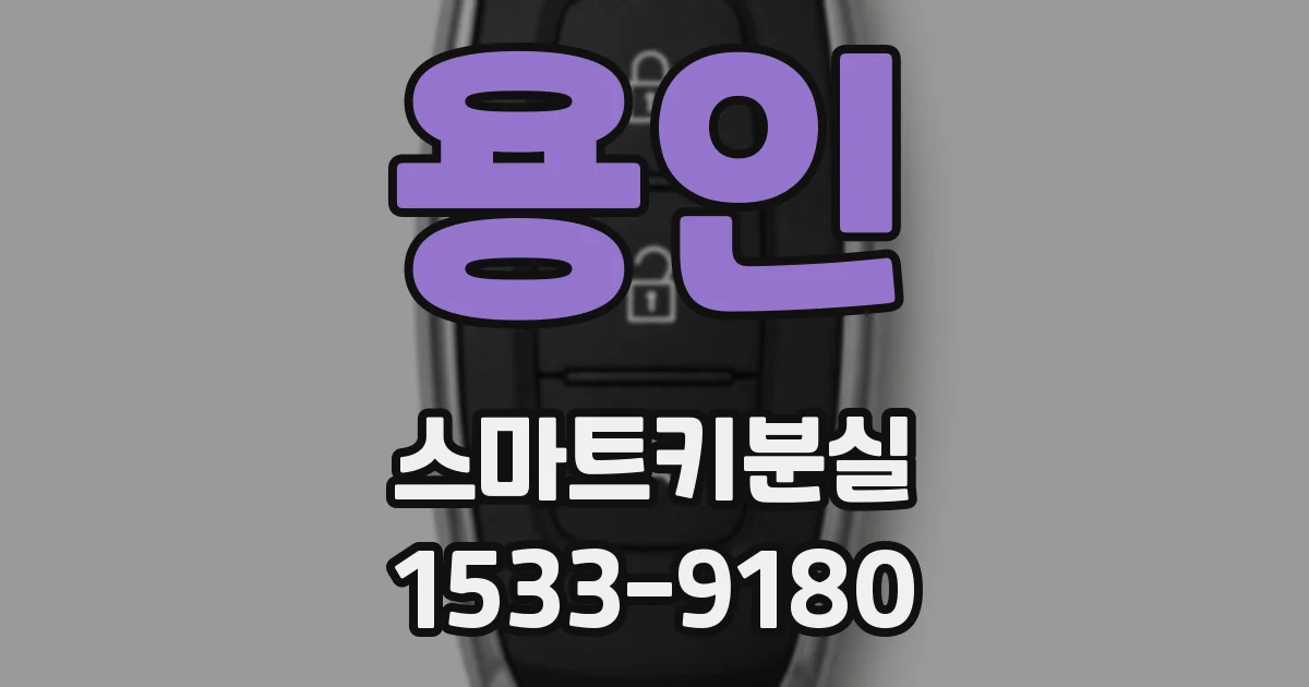 용인 스마트키분실