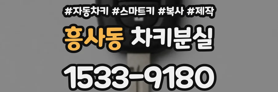 흥사동 차키분실