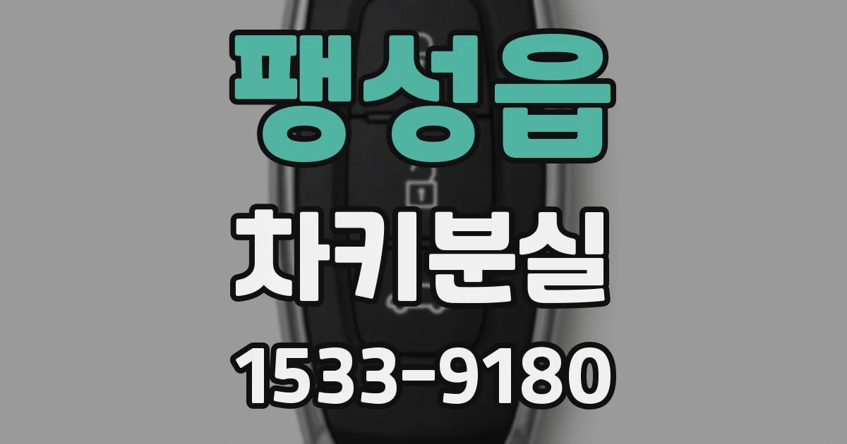 팽성읍 차키분실