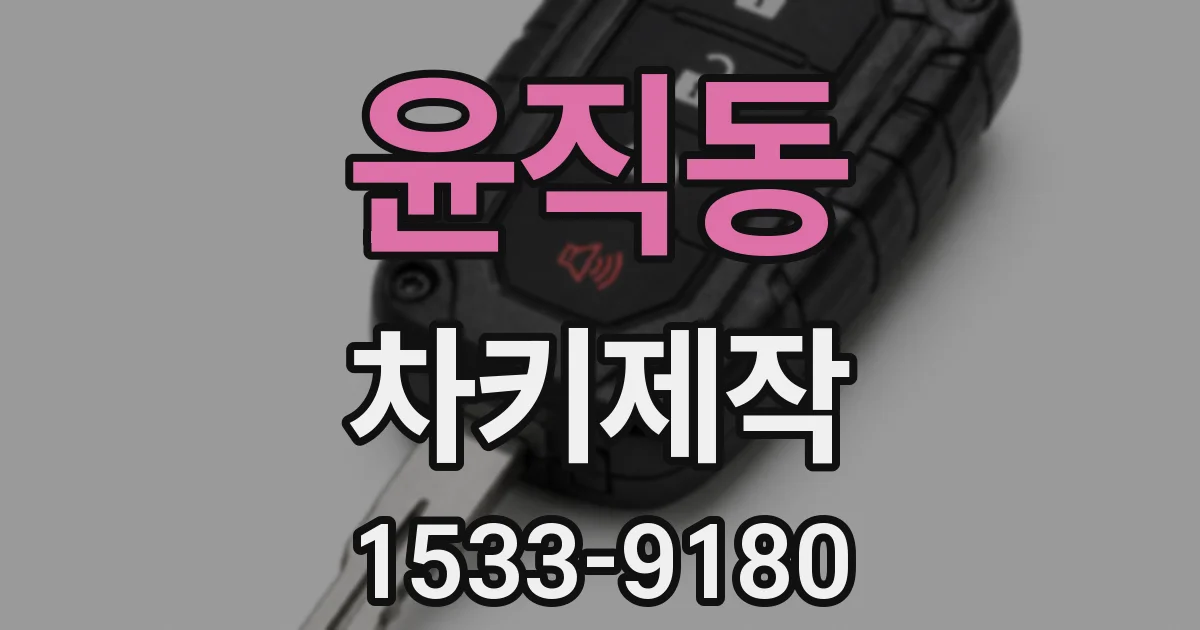 윤직동 차키제작