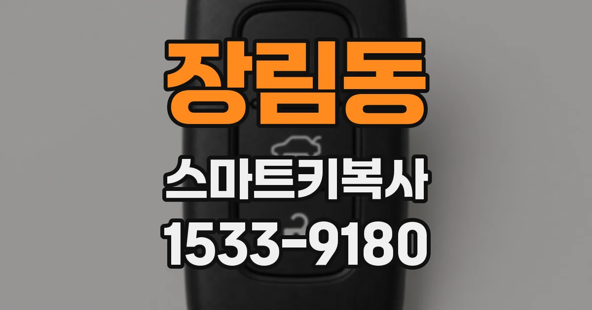 장림동 스마트키복사