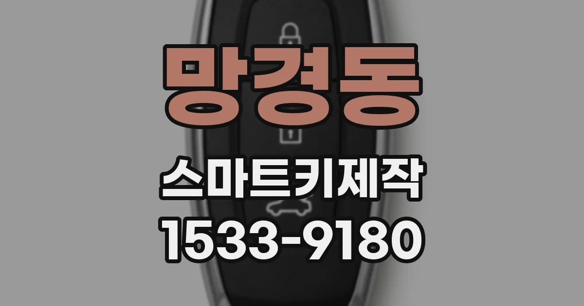 망경동 스마트키제작