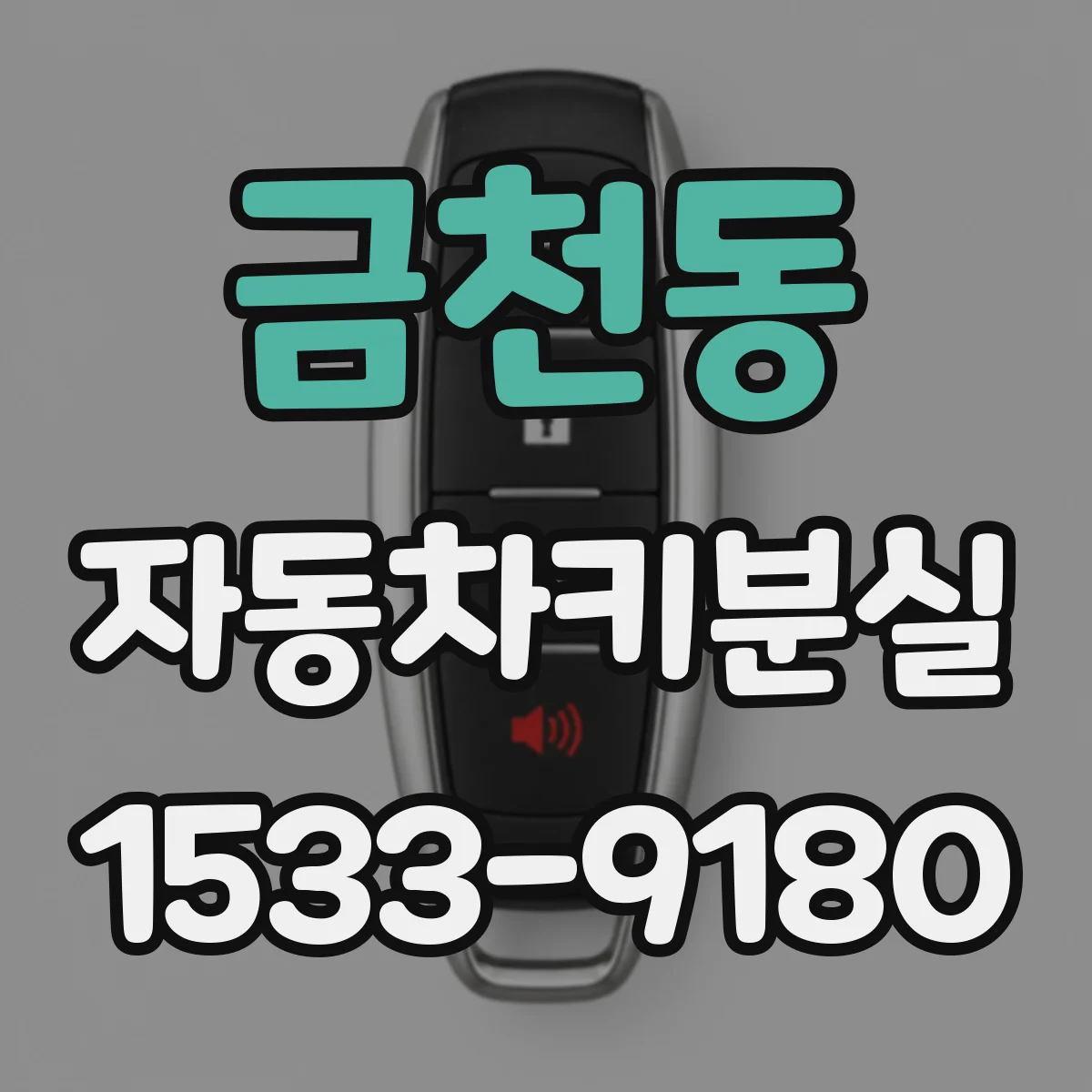 금천동 자동차키분실