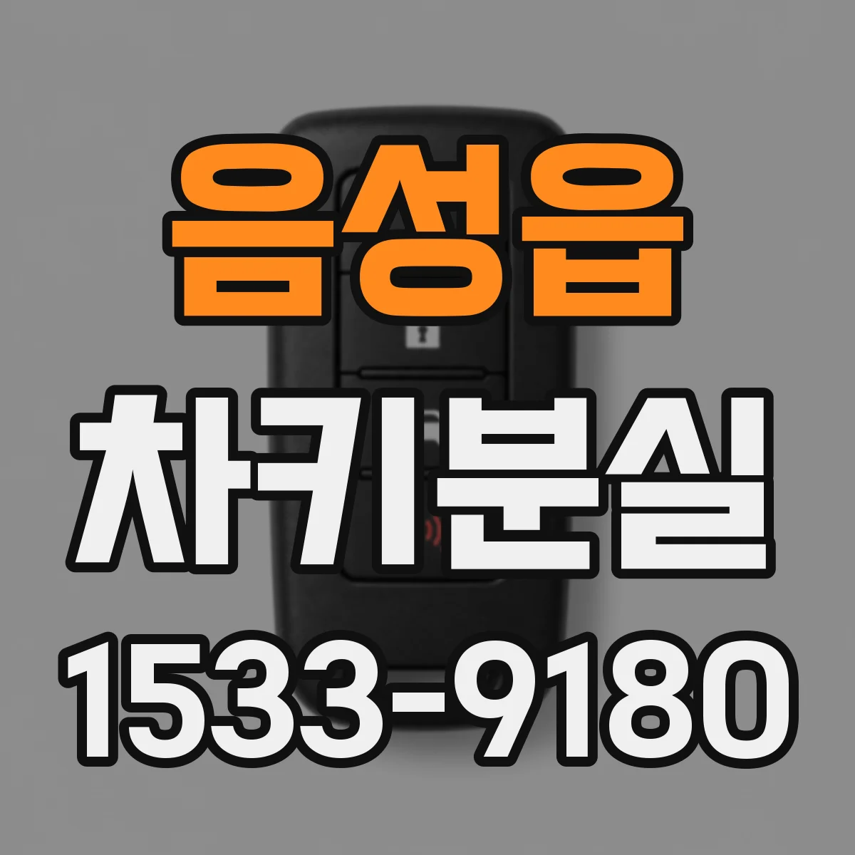음성읍 차키분실