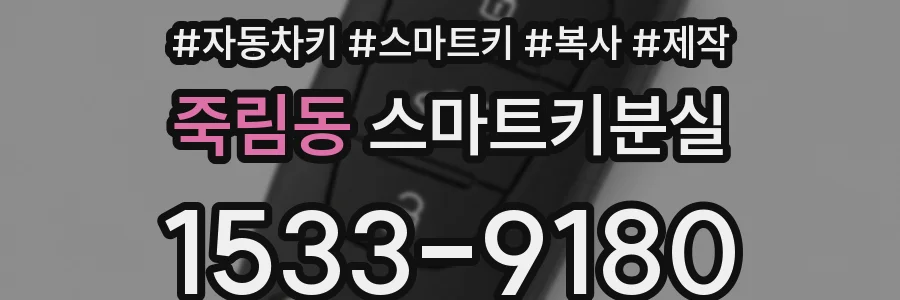 죽림동 스마트키분실