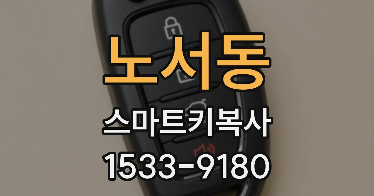 노서동 스마트키복사