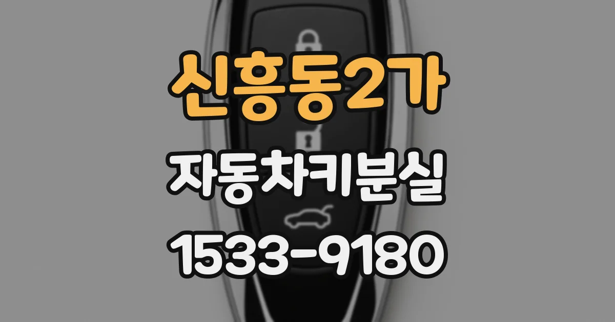 신흥동2가 자동차키분실