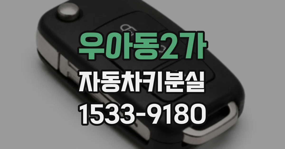 우아동2가 자동차키분실