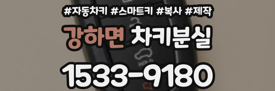 강하면 차키분실