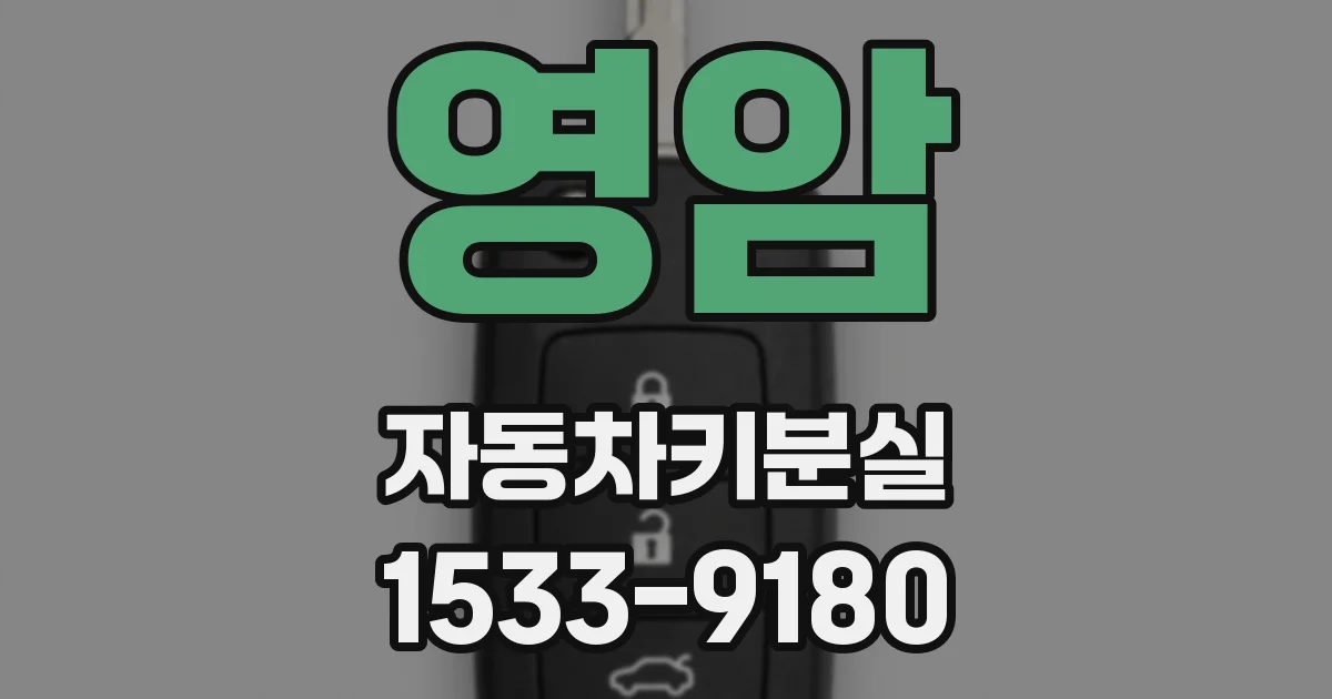 영암 자동차키분실