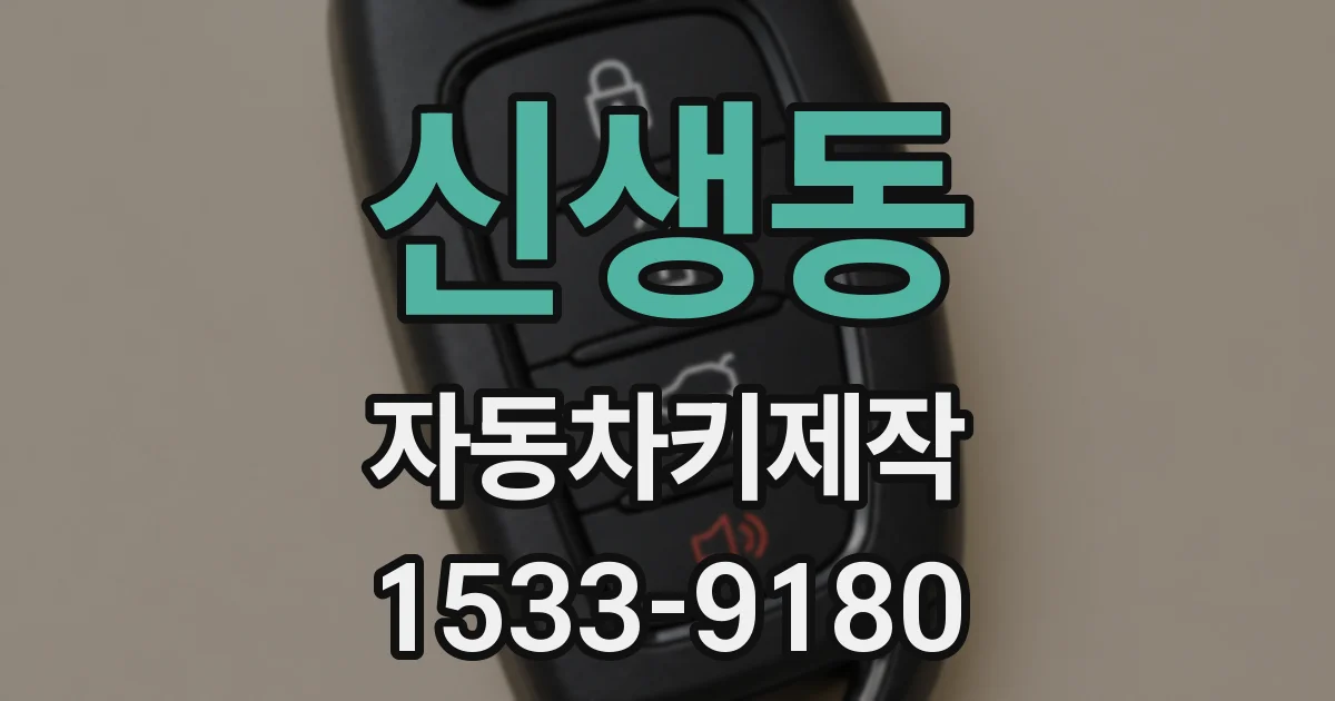 신생동 자동차키제작