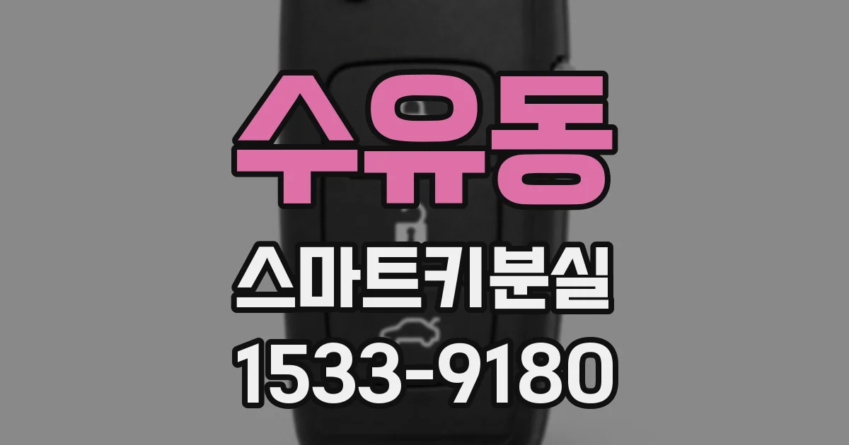 수유동 스마트키분실