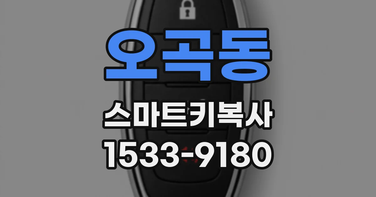 오곡동 스마트키복사
