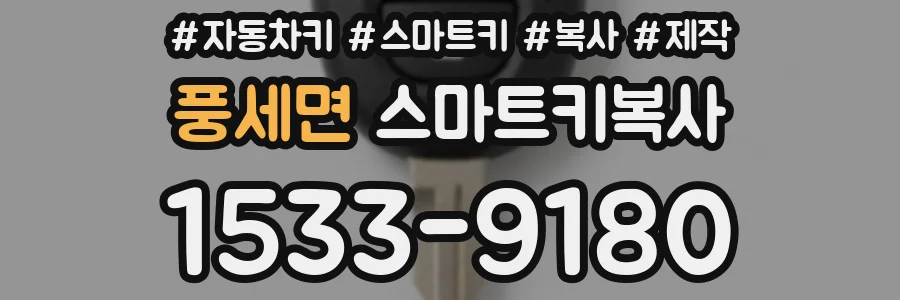 풍세면 스마트키복사