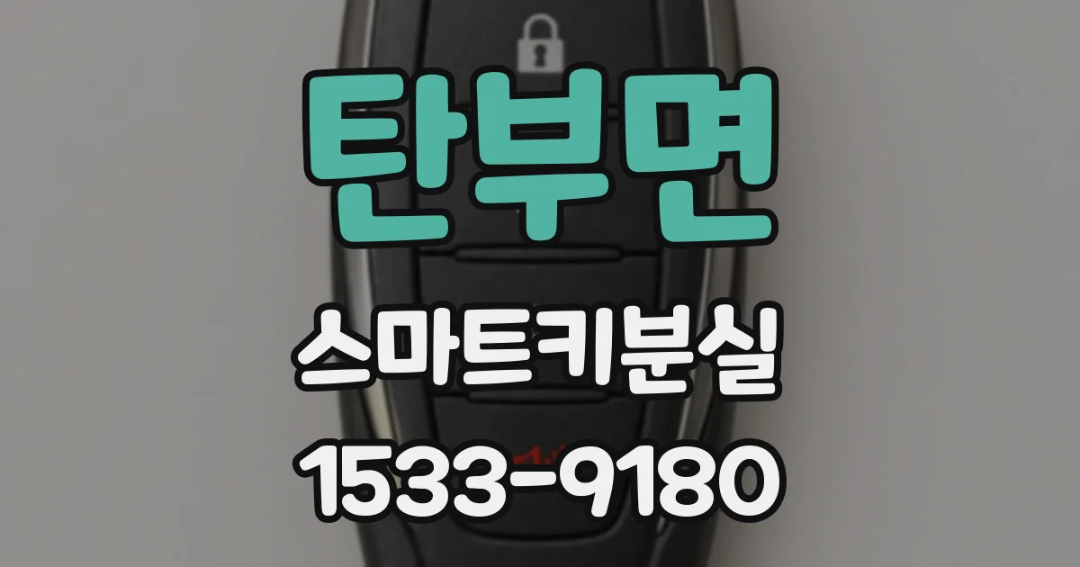 탄부면 스마트키분실