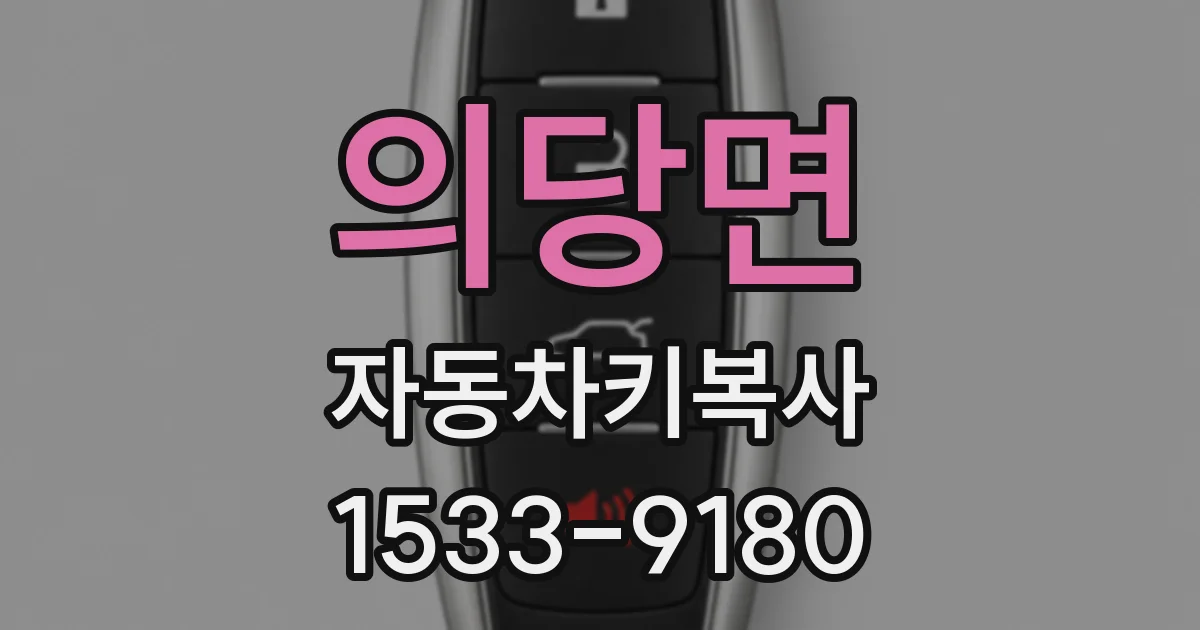 의당면 자동차키복사