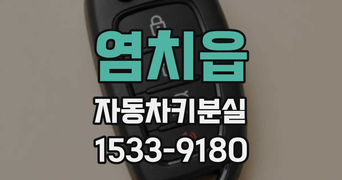 염치읍 자동차키분실