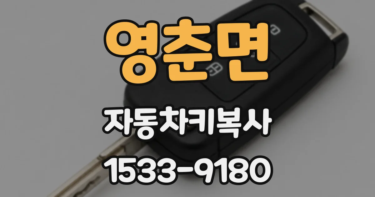영춘면 자동차키복사
