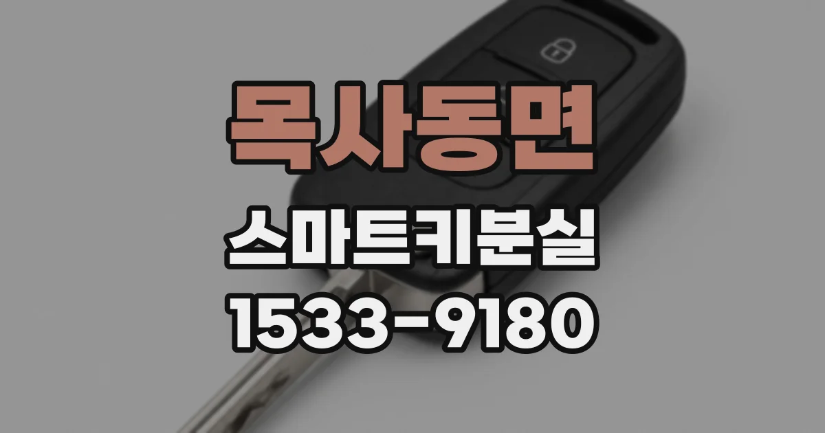 목사동면 스마트키분실