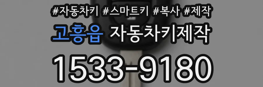 고흥읍 자동차키제작