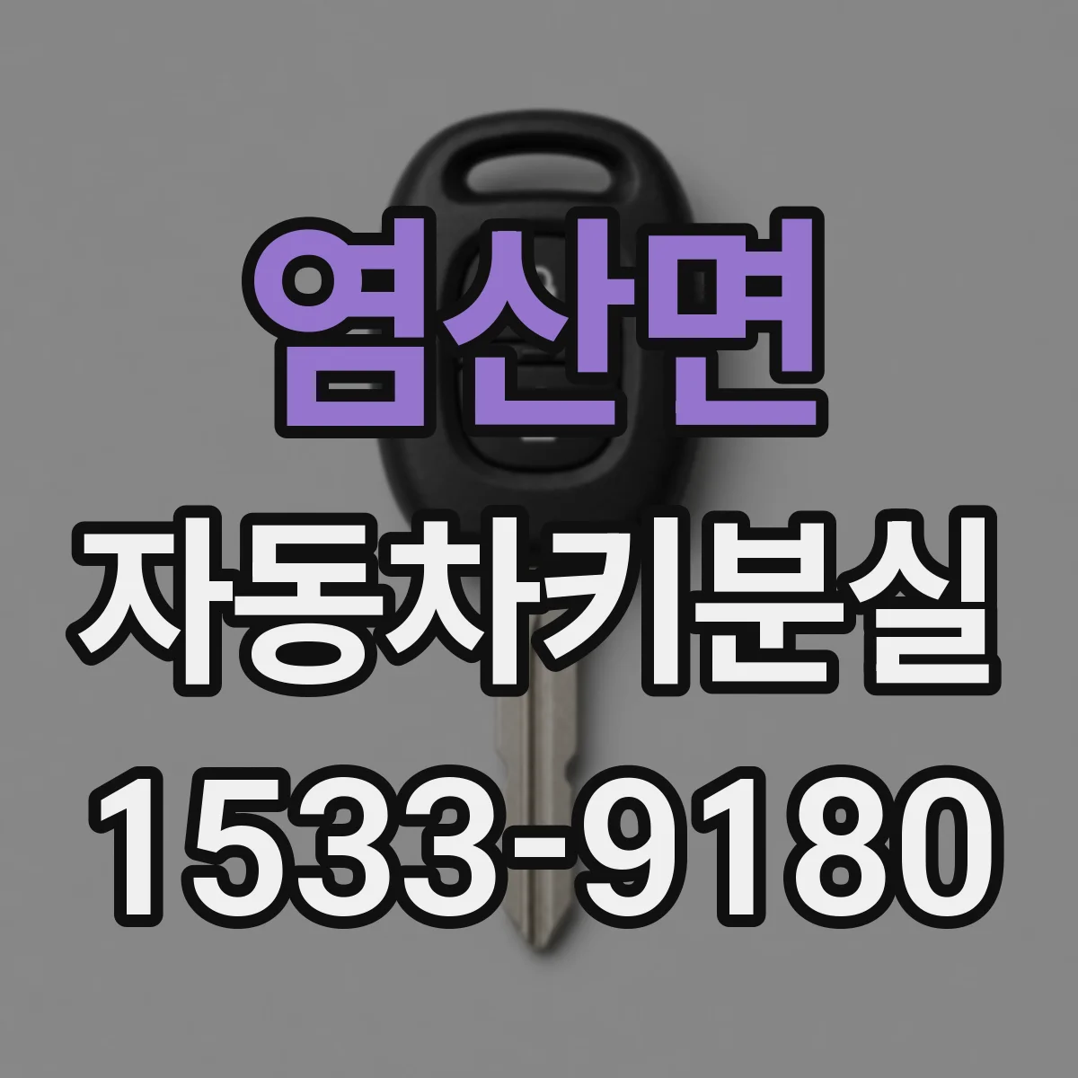 염산면 자동차키분실
