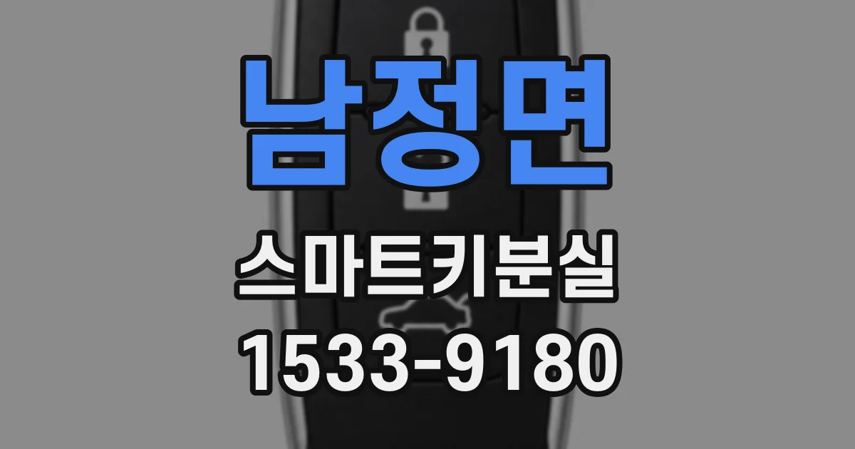 남정면 스마트키분실