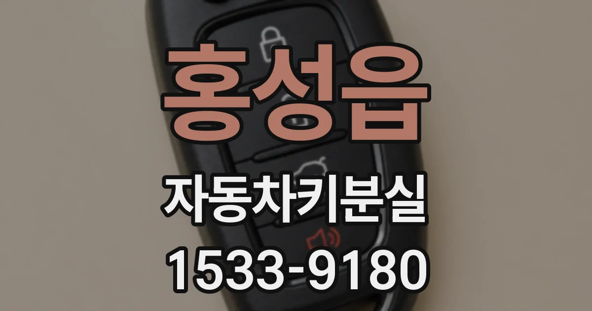 홍성읍 자동차키분실