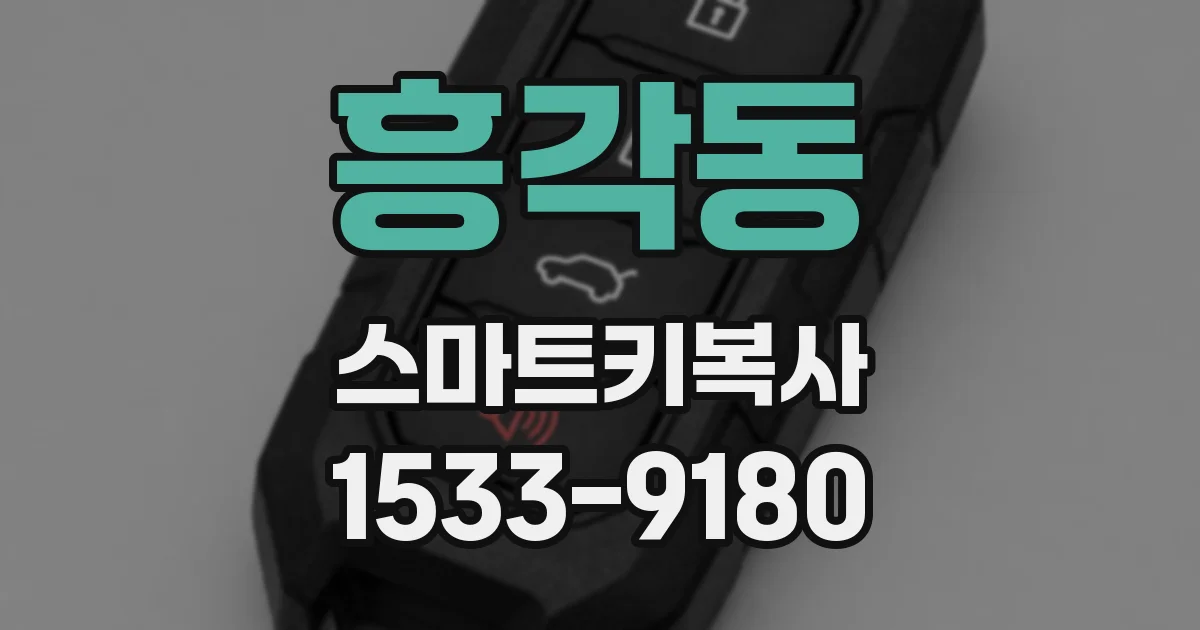 흥각동 스마트키복사