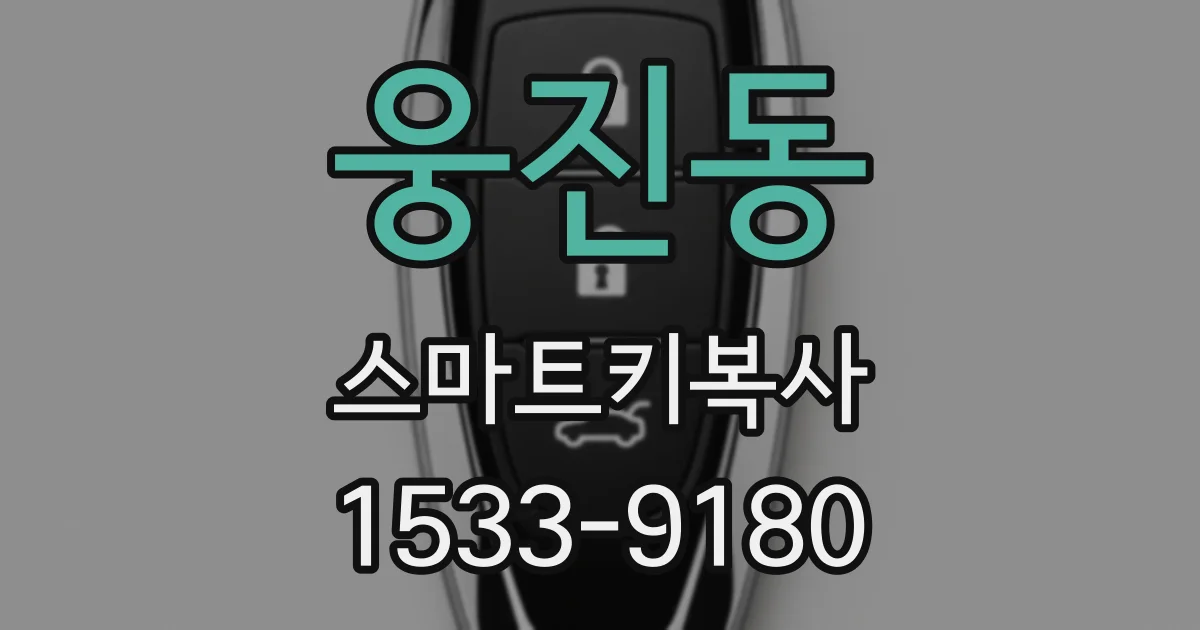 웅진동 스마트키복사
