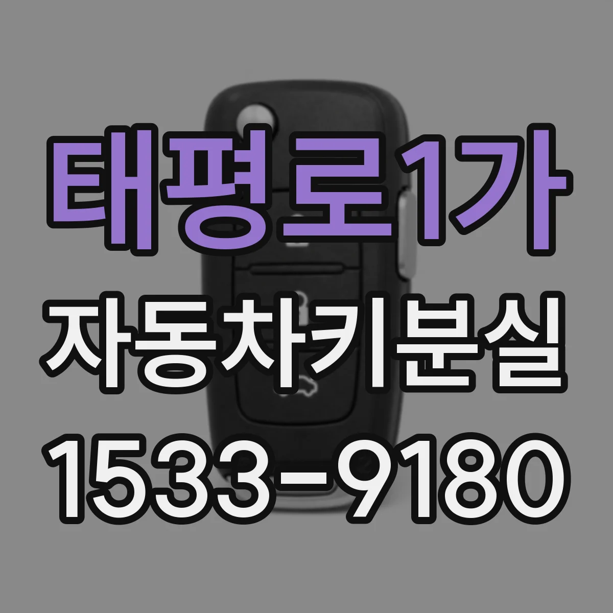태평로1가 자동차키분실