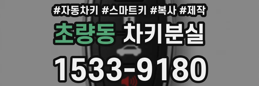 초량동 차키분실