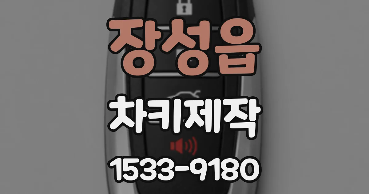 장성읍 차키제작