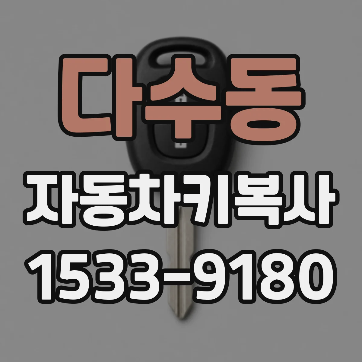 다수동 자동차키복사