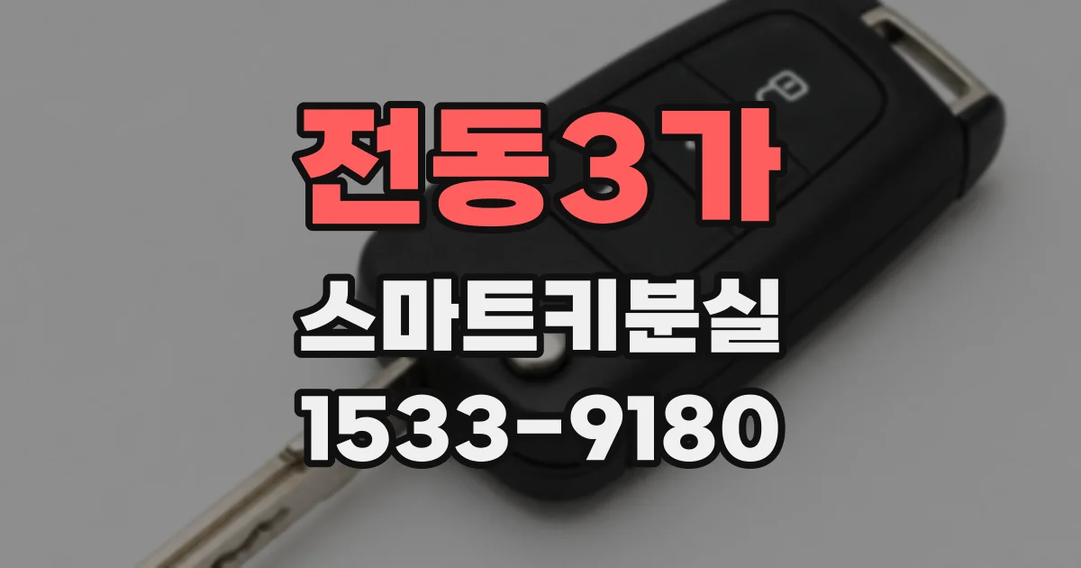 전동3가 스마트키분실