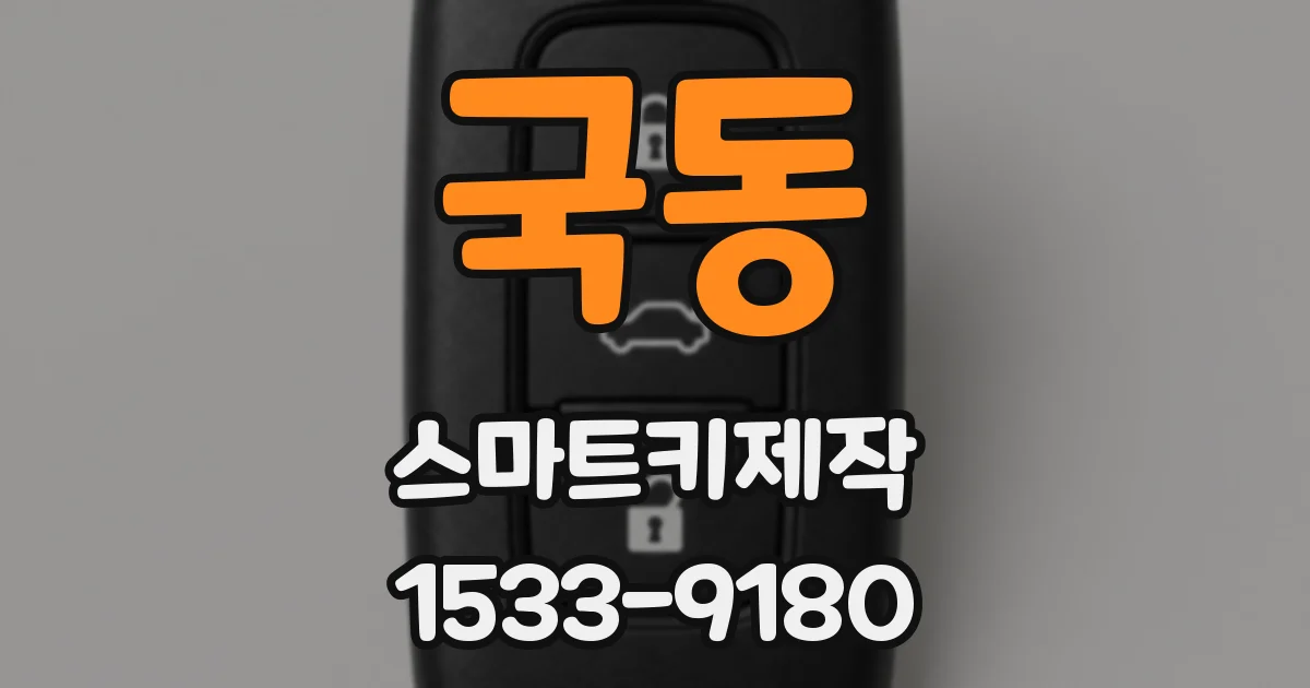 국동 스마트키제작