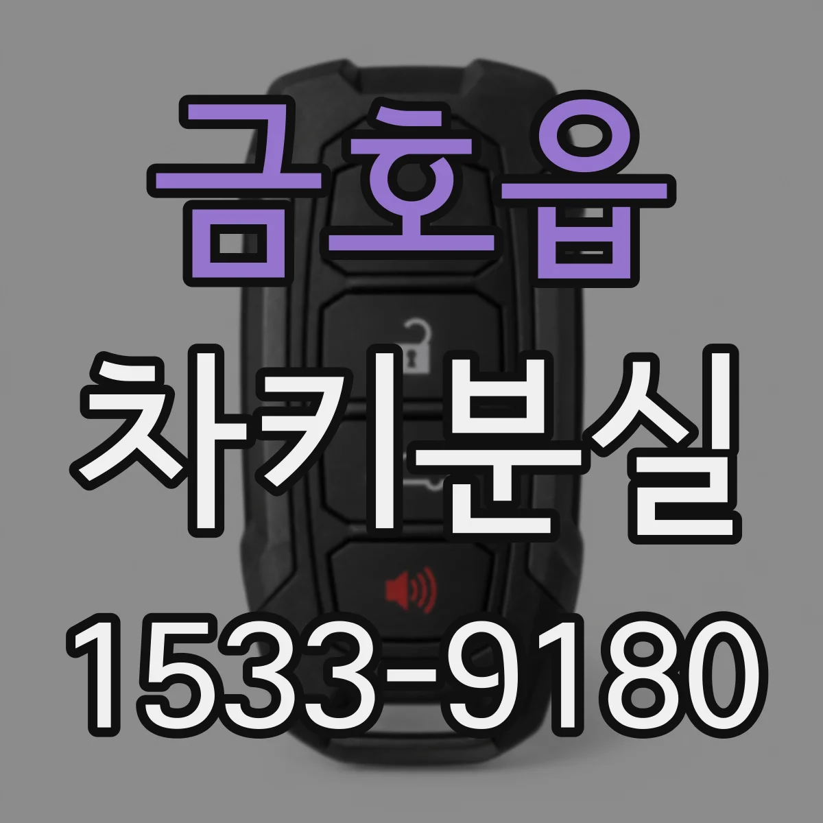 금호읍 차키분실