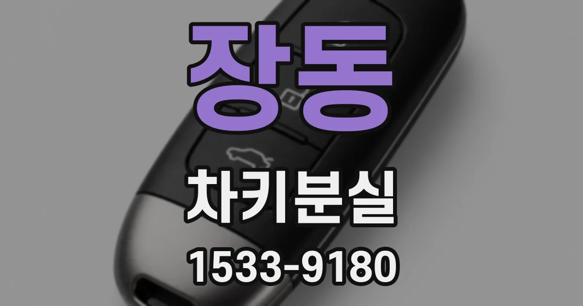 장동 차키분실