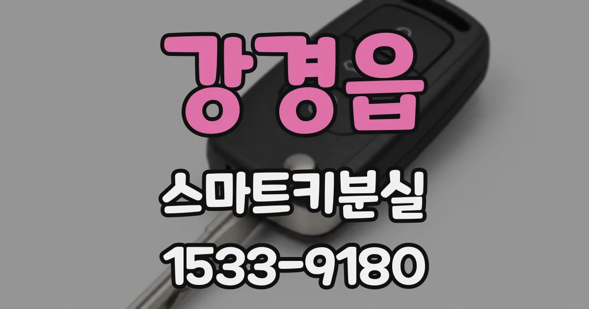 강경읍 스마트키분실