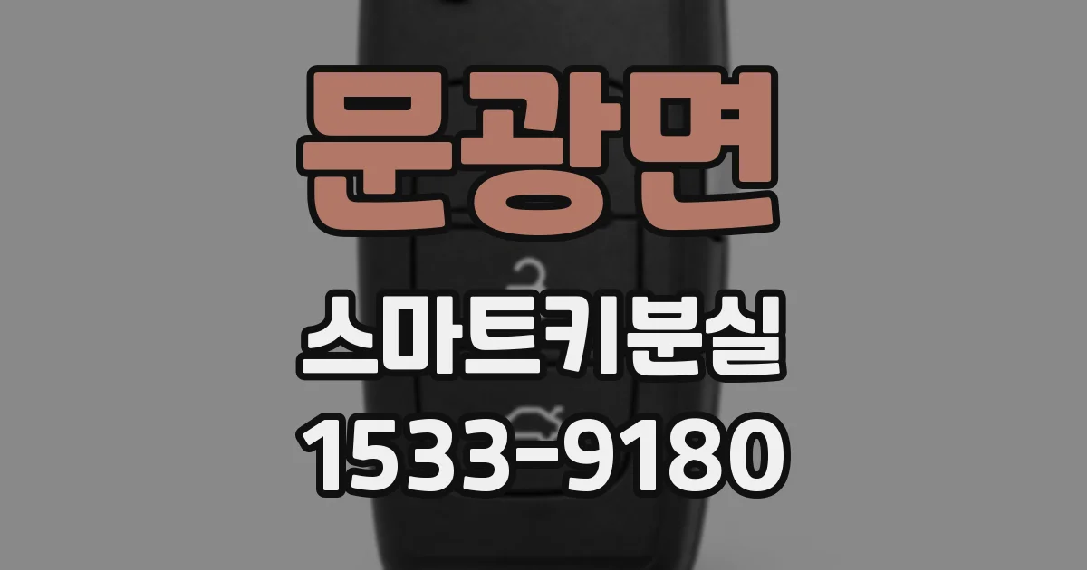 문광면 스마트키분실
