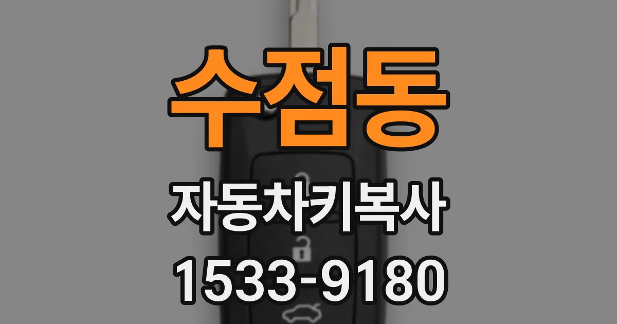 수점동 자동차키복사